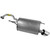 Quiet-Flow SS Direct Fit Exhaust Muffler Assembly 1.75" Inlet (OD) 5.875" Outlet (OD) | WEX54873