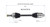 Ford, Mazda CV Axle Assembly  - Front Right | GSPNCV47510