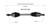 08-17 Mitsubishi Lancer CV Axle Assembly  - Front Left | GSPNCV51022