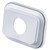Grommets For Small Rectangular Lights, PVC, White | GRO93400