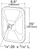 Rolled-Rim Mirror with Ball Swivel, Stainless Steel | GRO12073