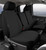 SP80 Series - Seat Protector Poly-Cotton Custom Fit Front Seat Cover - Black | 947SP87-35 BLACK