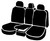 TR40 Series - Wrangler Saddleblanket Custom Fit Front Seat Cover - Solid Gray | 947TRS47-35 GRAY
