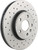 Premium UV Coated Xtra Cross Drilled Front Brake Rotor | BBB09.B355.1X