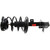 Quick-Strut Front Right Suspension Strut and Coil Spring Assembly | MON272604