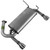 Quiet-Flow SS Direct Fit Exhaust Muffler Assembly 2.25" Outlet (OD) | WEX50097