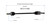 Ford, Lincoln, Mercury (3.0, 3.5) CV Axle Assembly  - Rear Right | GSPNCV11006