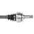 10-11 Mercedes-Benz E550 Base CV Axle Assembly  - Rear | GSPNCV48065