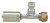 Straight Male O-Ring with R134a Service Port, Aluminum, Standard Diameter. Beadlock | 4SE14926