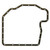 Engine Oil Pan Gasket Set 25 Bolt Hole One Piece Gasket | 557OS 30866 R