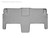 FloorLiner DigitalFit, Gray, Rear | 0WT461412
