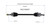 90-94 Geo Metro CV Axle Assembly  - Front Left | GSPNCV33037
