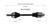 Honda, Isuzu CV Axle Assembly  - Front Left | GSPNCV36525