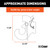 SecureLatch Pintle Hook (30,000 lbs, 2-1/2" or 3" Lunette) | CRT48505