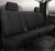TR40 Series - Wrangler Saddleblanket Custom Fit Rear Seat Cover - Solid Black | 947TRS42-36 BLACK