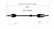 Chevrolet (1.4) CV Axle Assembly  - Front Right | GSPNCV10092