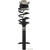 Magnum Loaded Assembly Front Right Suspension Strut and Coil Spring Assembly | MON153007R