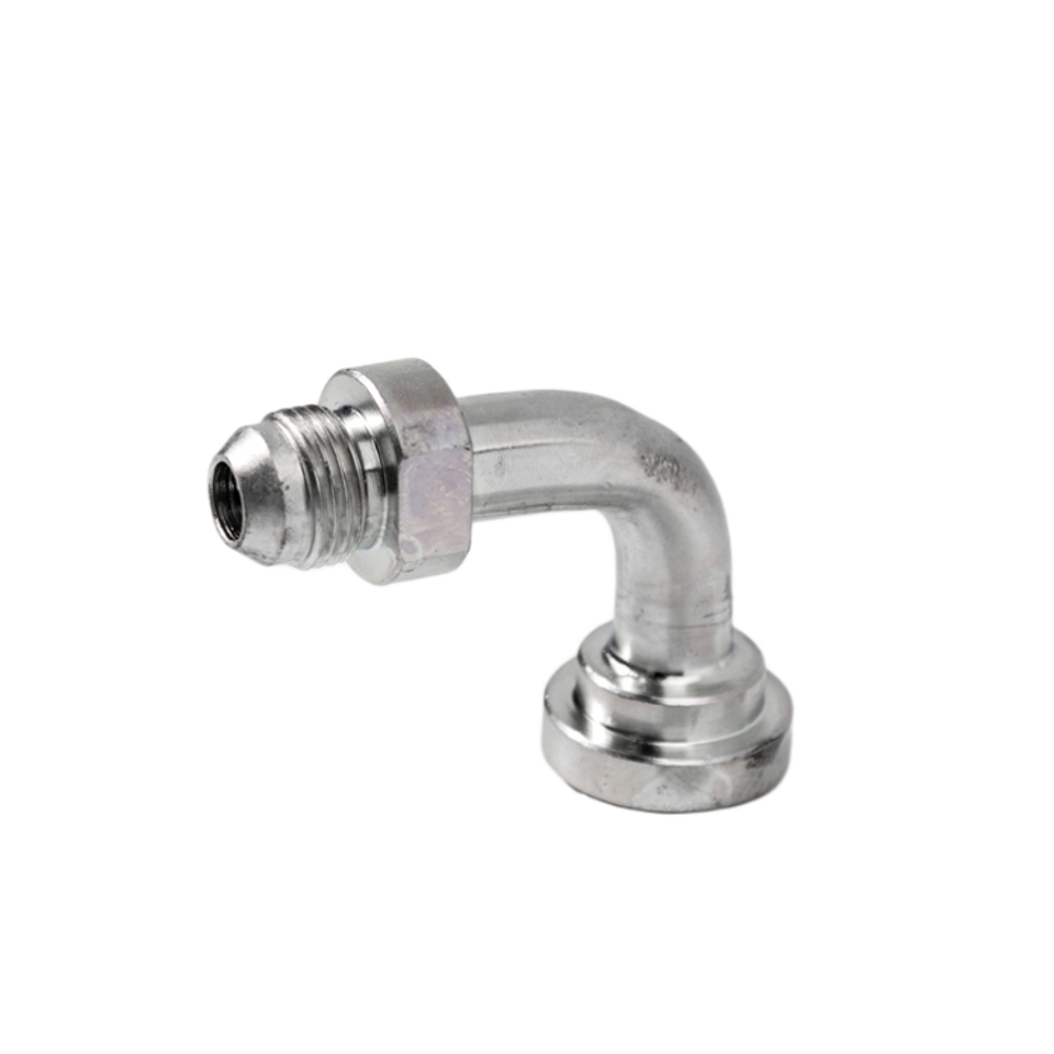 Tompkins Fittings 24 Male JIC X 32 Code 62 Flange 90° Bend Tompkins Fittings 24 Male JIC X 32 Code 62 Flange 90° Bend