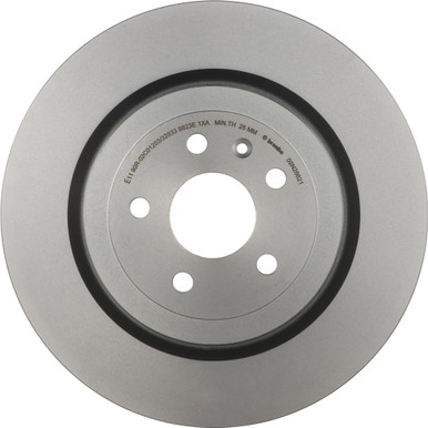 Vented Rear Disc Brembo Premium Coated Vented Rear Disc Brake Rotor