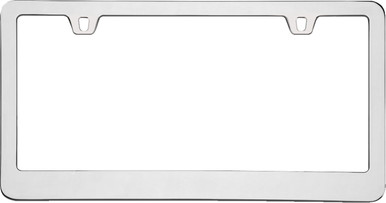 Cruiser Accessories Neo Classic License Plate Frame (Chrome)