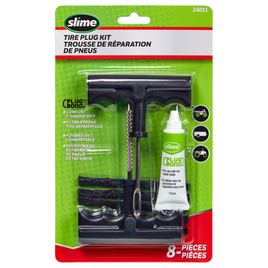 Slime Tire Plug Kit with T-Handle (8-Piece Kit)