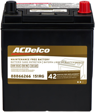 ACDelco Battery, BCI Group 151R, 42 Month Warranty, CCA 335