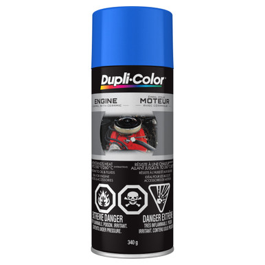 Duplicolor Engine Enamel Paint with Ceramic, Gloss, Ford Blu