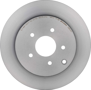Vented Rear Disc Brembo Premium Coated Vented Rear Disc Brake Rotor