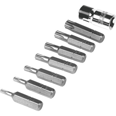 Star Bit Sample Performance Tool 8 pc. Tamper Resist Star Bit Set