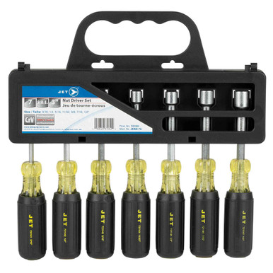 JET SAE Cushion Grip Nutdriver Set - 7 pc