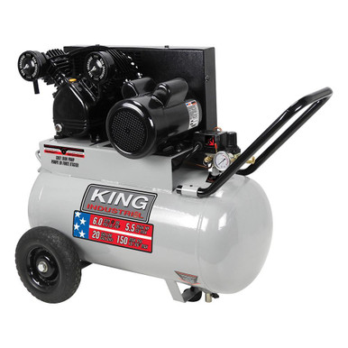 King Canada 5.5 Peak Hp 20 Gallon Air Compressor