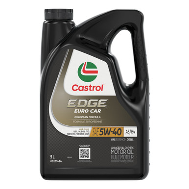 リ*ー様 Castrol EDGE 5W-40 A3/B4　8L Castrol Edge Euro Car A3/B4 - 5W40 Synthetic Engine Oil - 5L