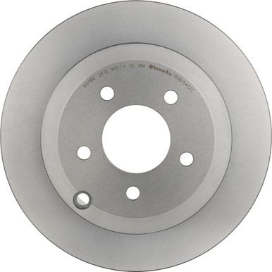 Vented Rear Disc Brembo Premium Coated Vented Rear Disc Brake Rotor
