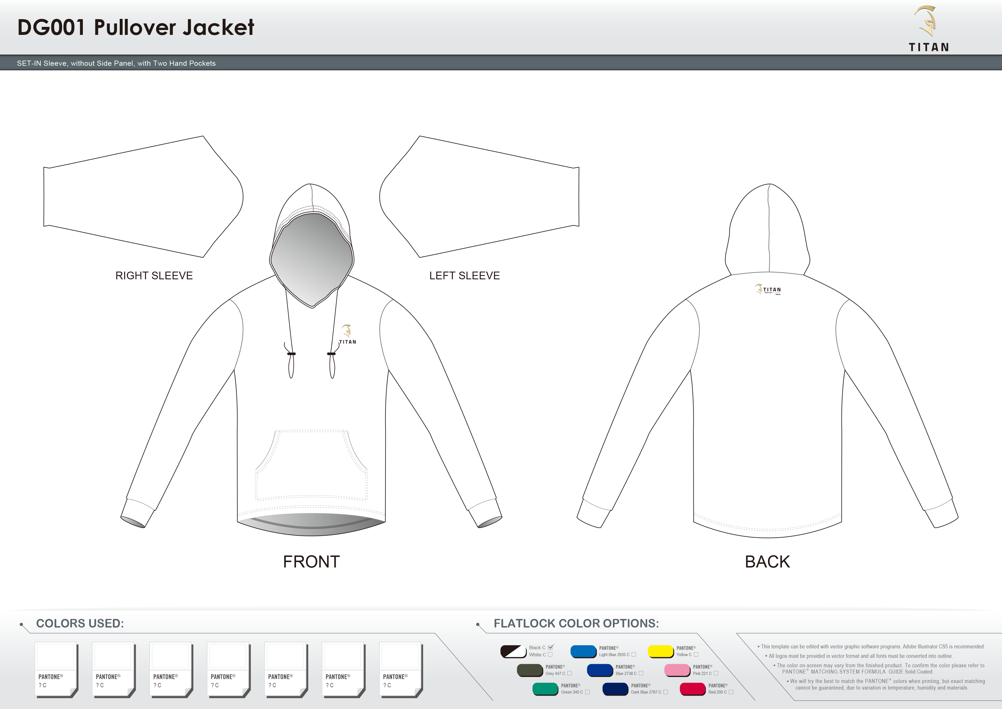 DG001 Pullover Jacket