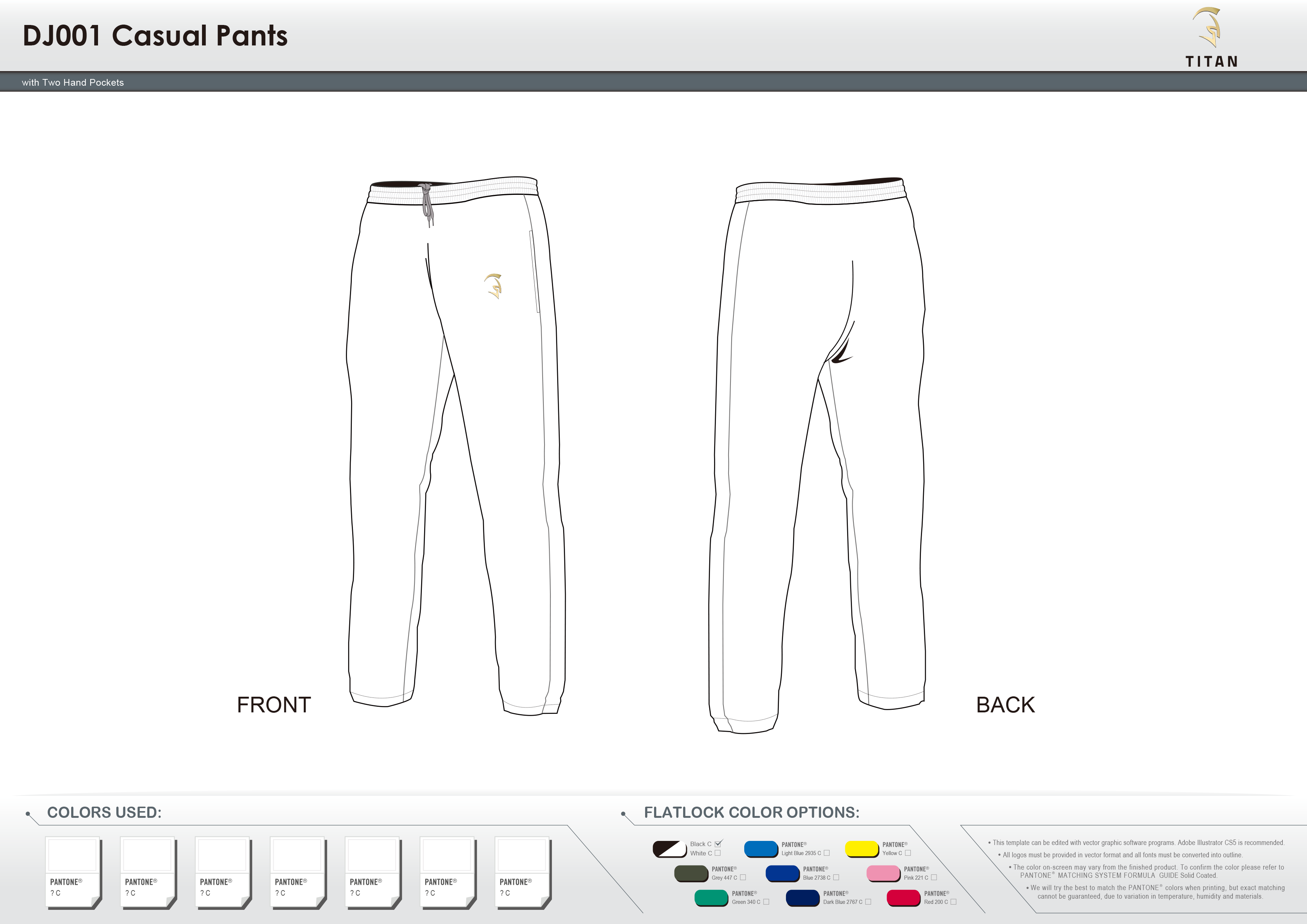 DJ001 Casual Pants