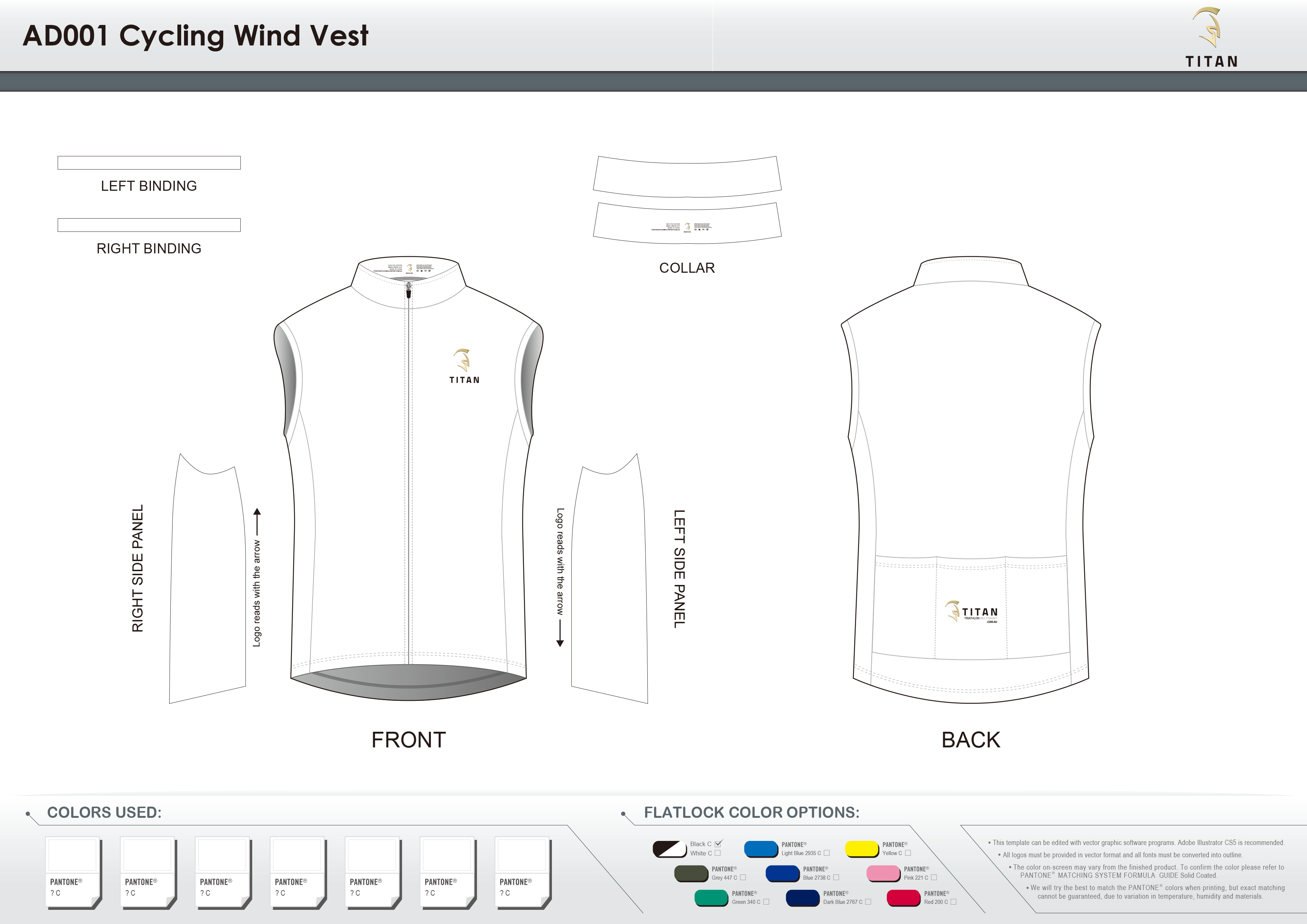 AD001 Cycling Wind Vest