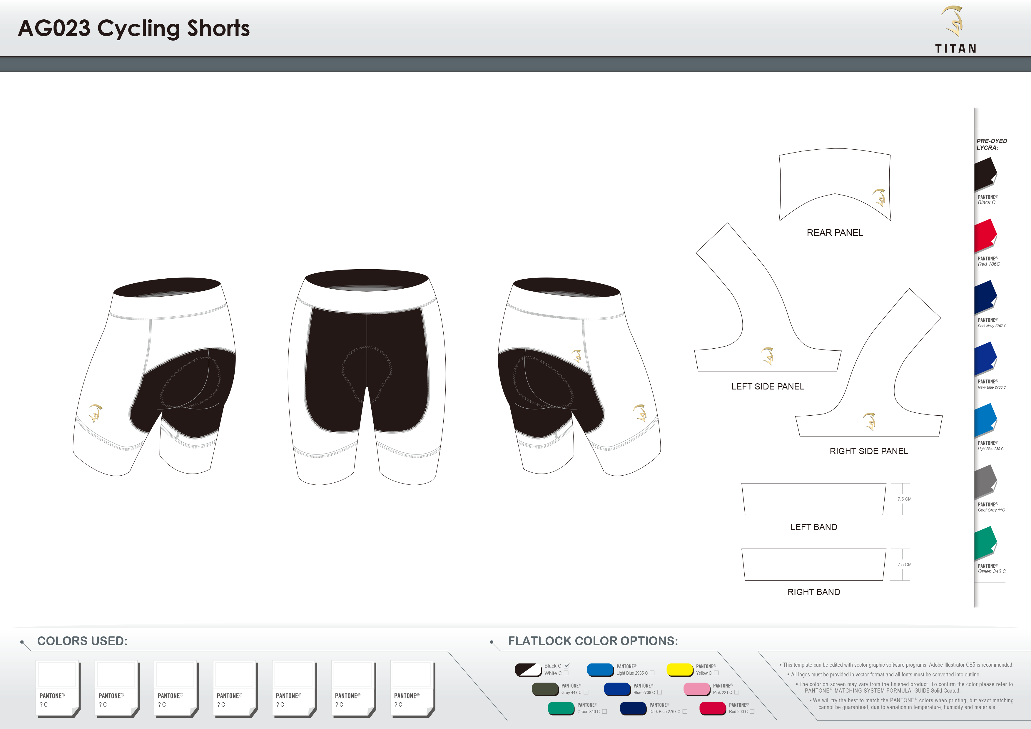 AG023 Women's Cycling Shorts