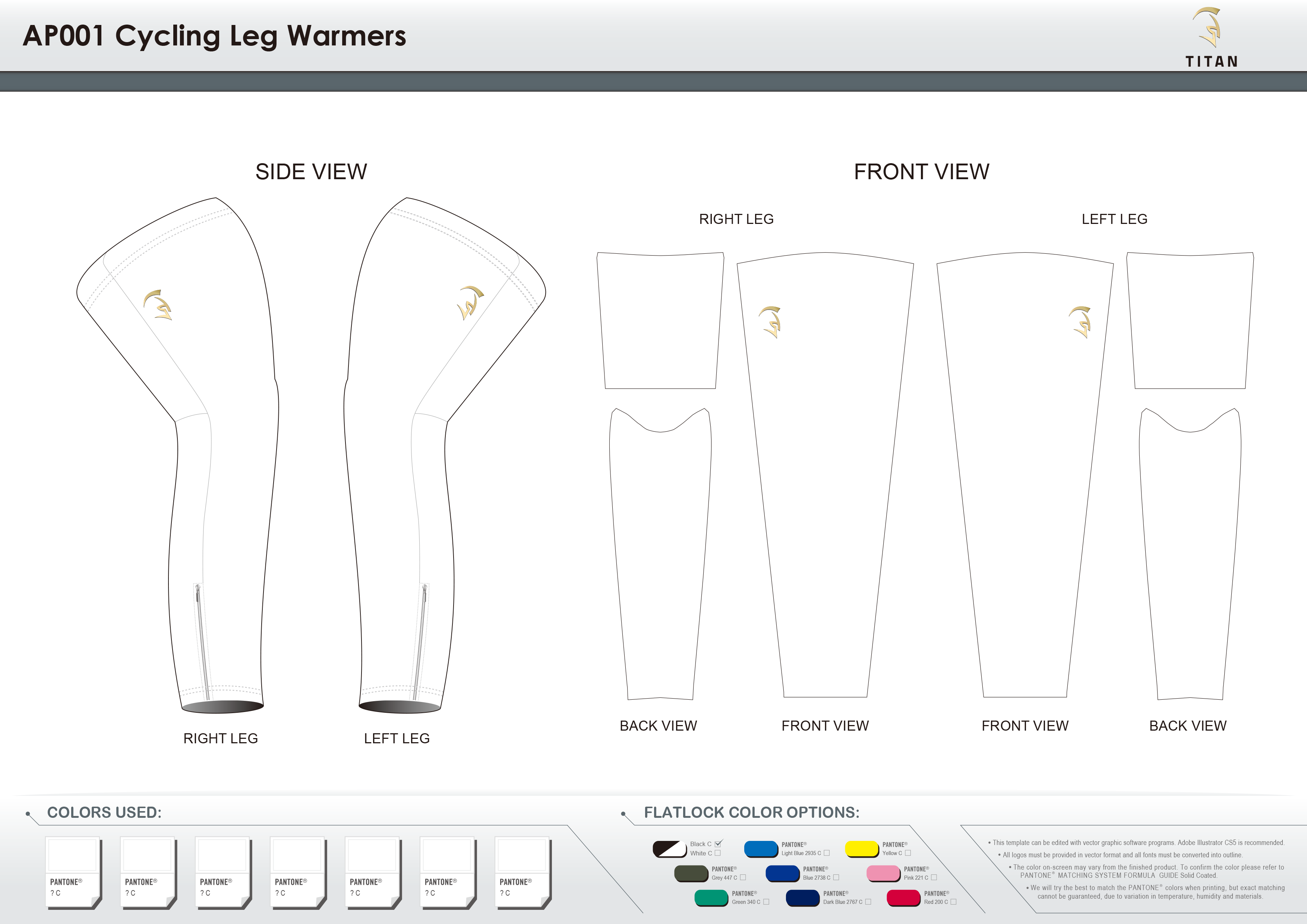 AP001 Cycling Leg Warmers