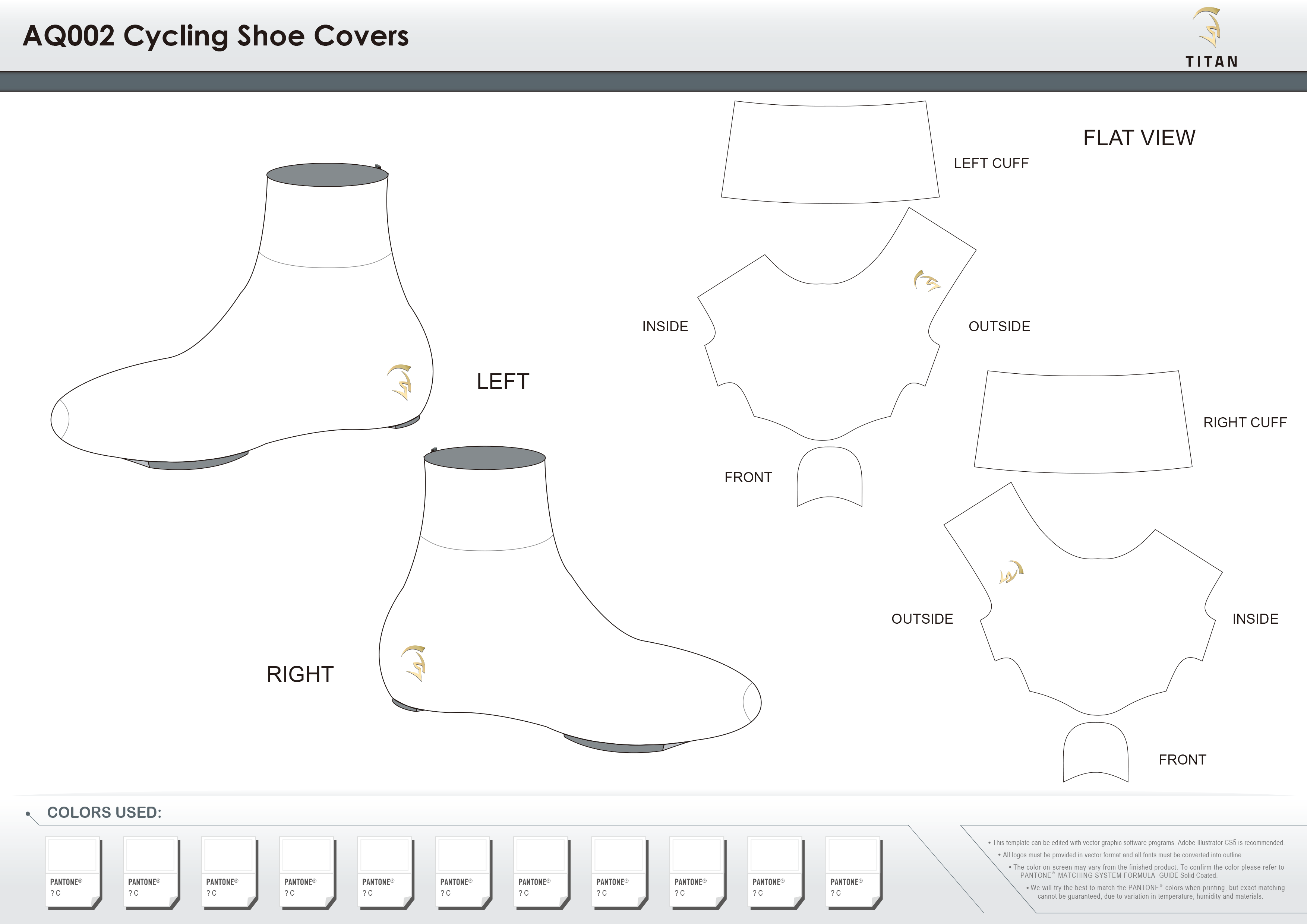 AQ002 Cycling Shoe Covers