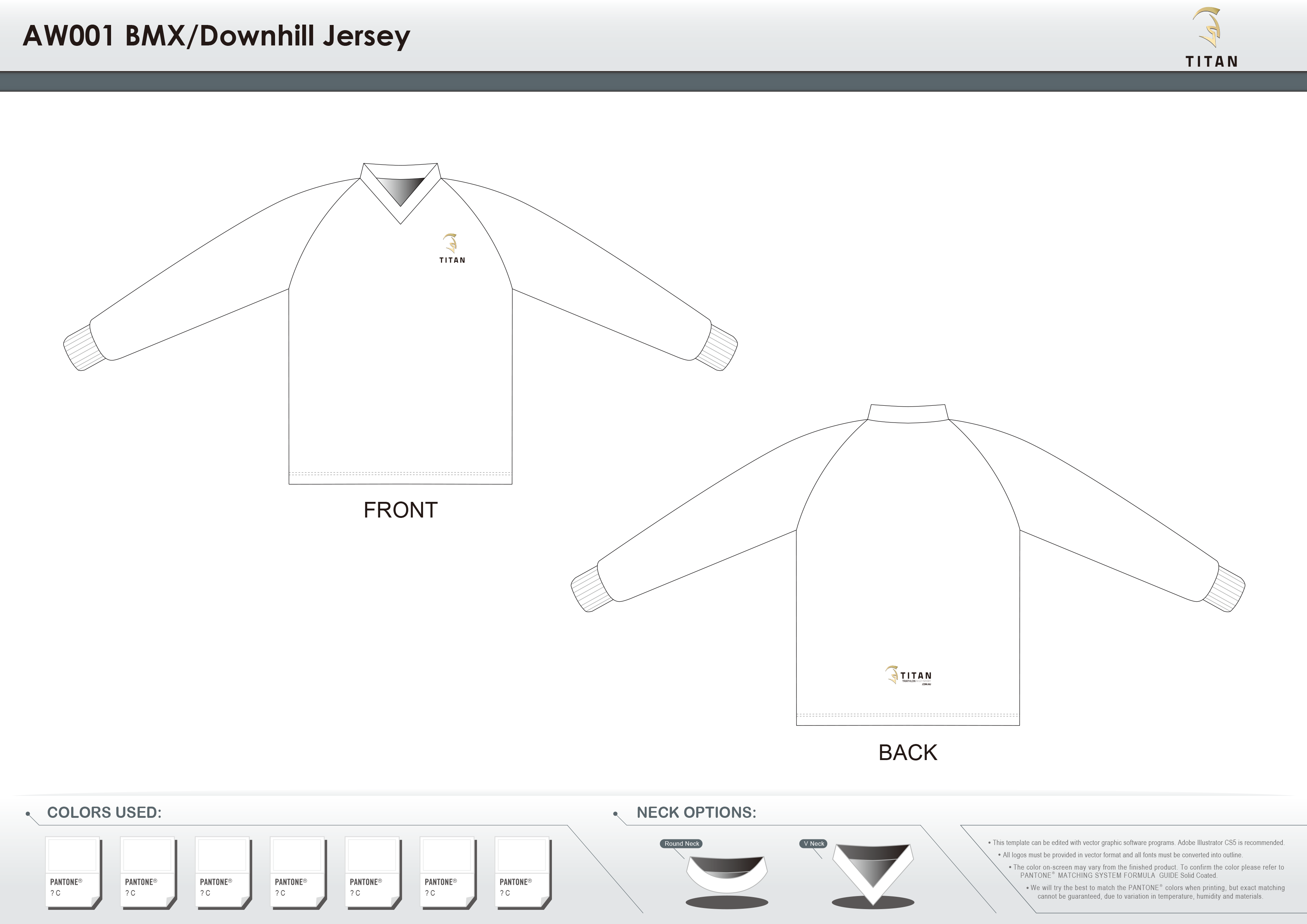 AW001 BMX Downhill Jersey