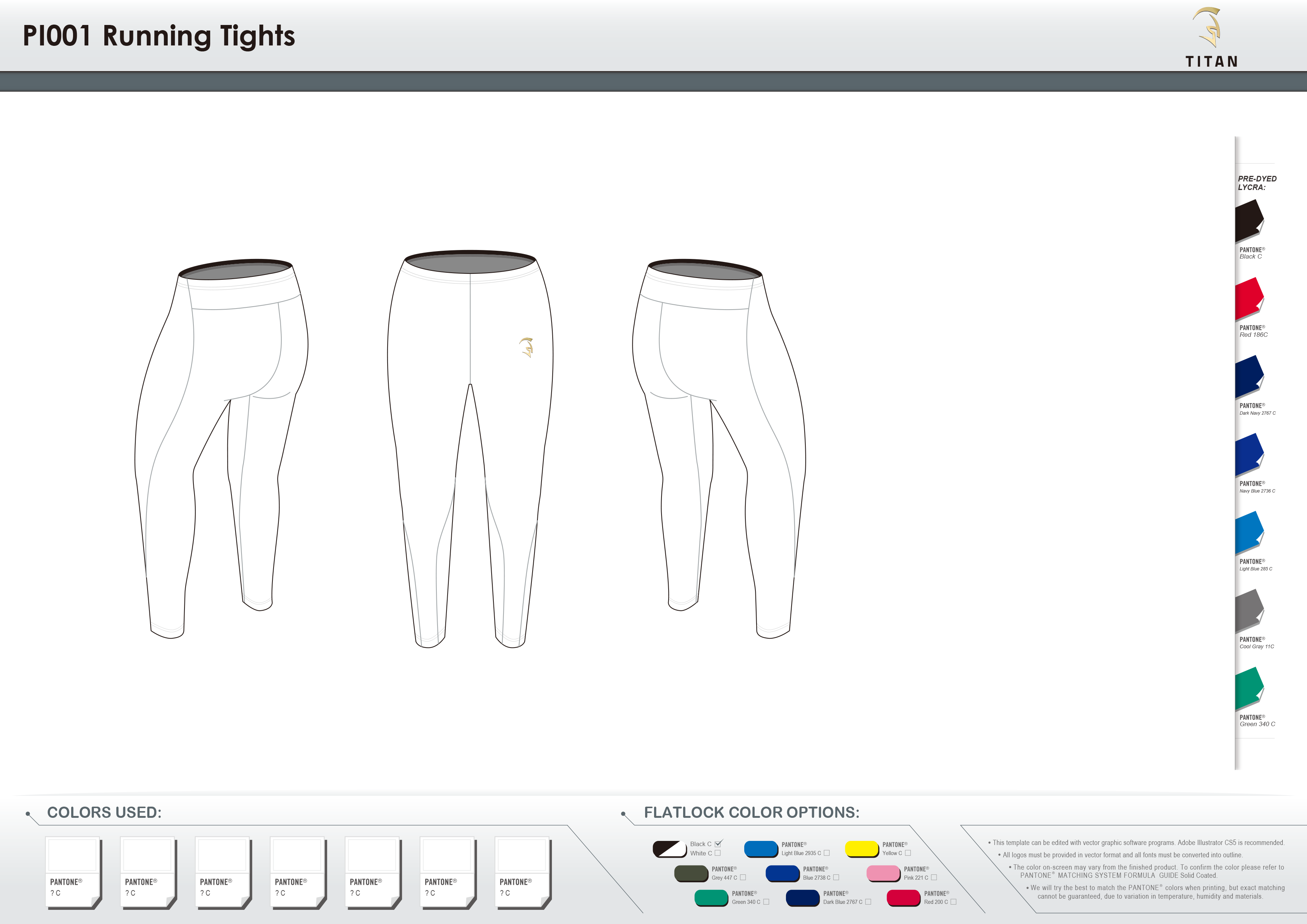 PI001 Running Tights