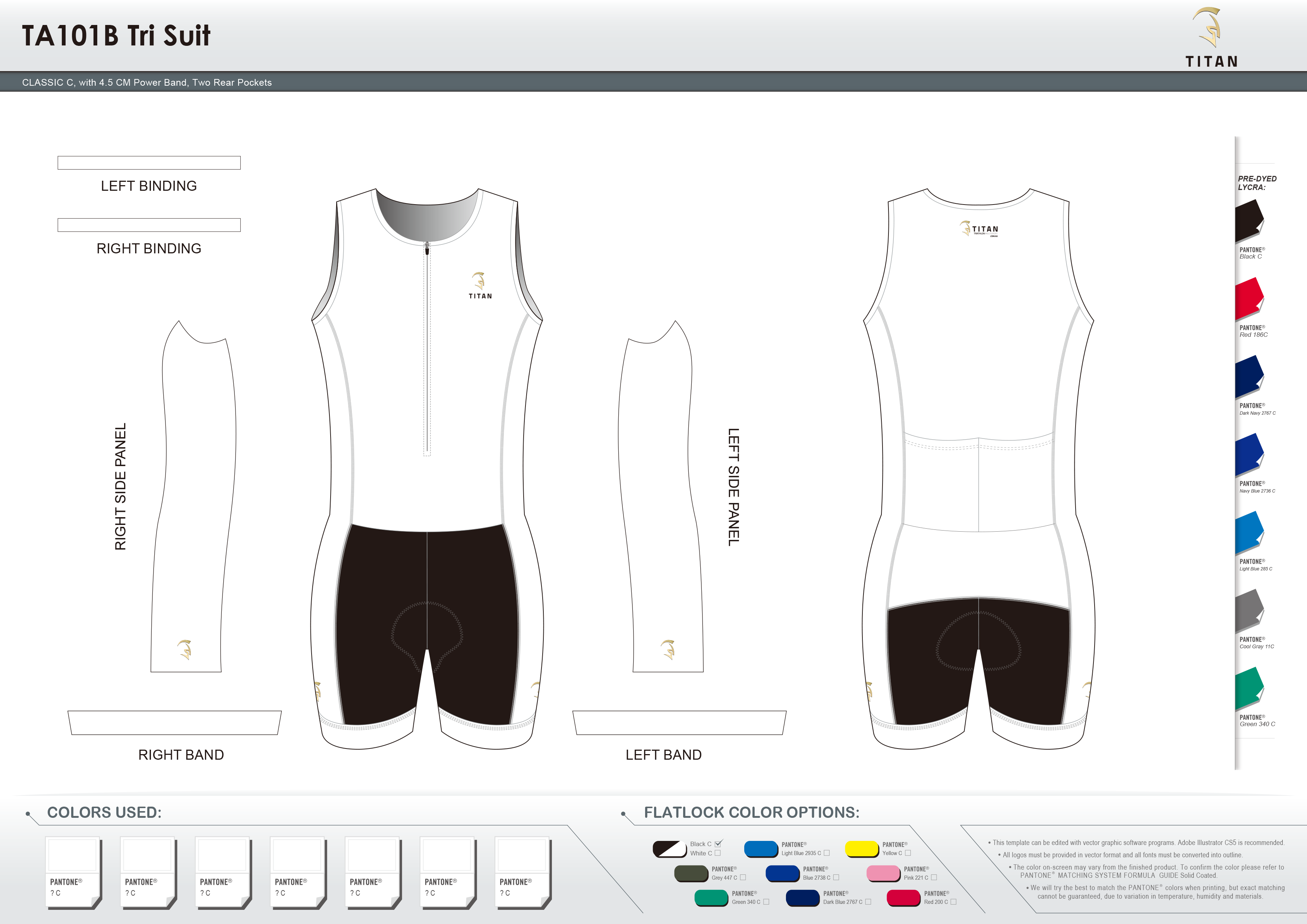 TA101B Tri Suit