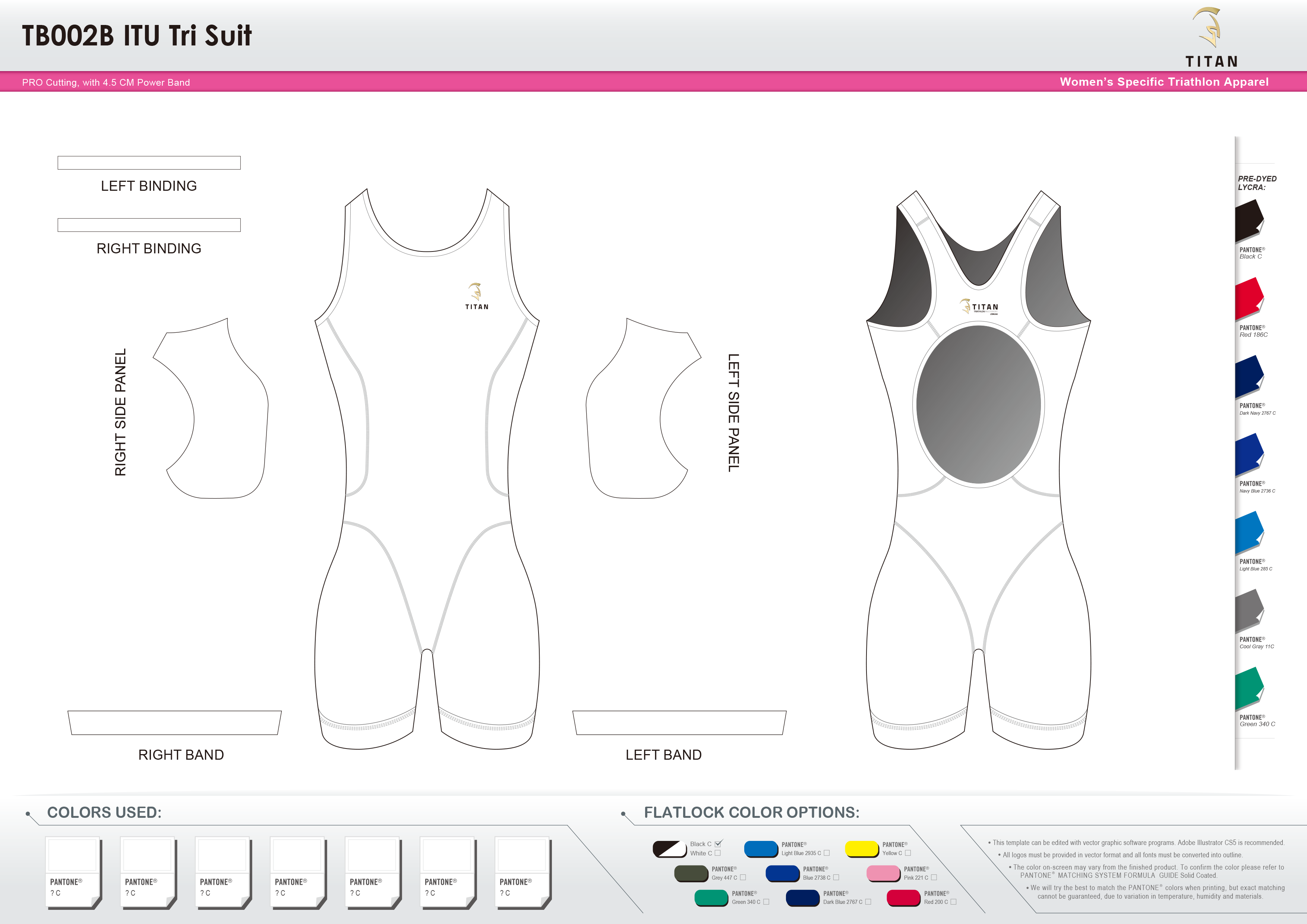TB002B Women's ITU Tri Suit