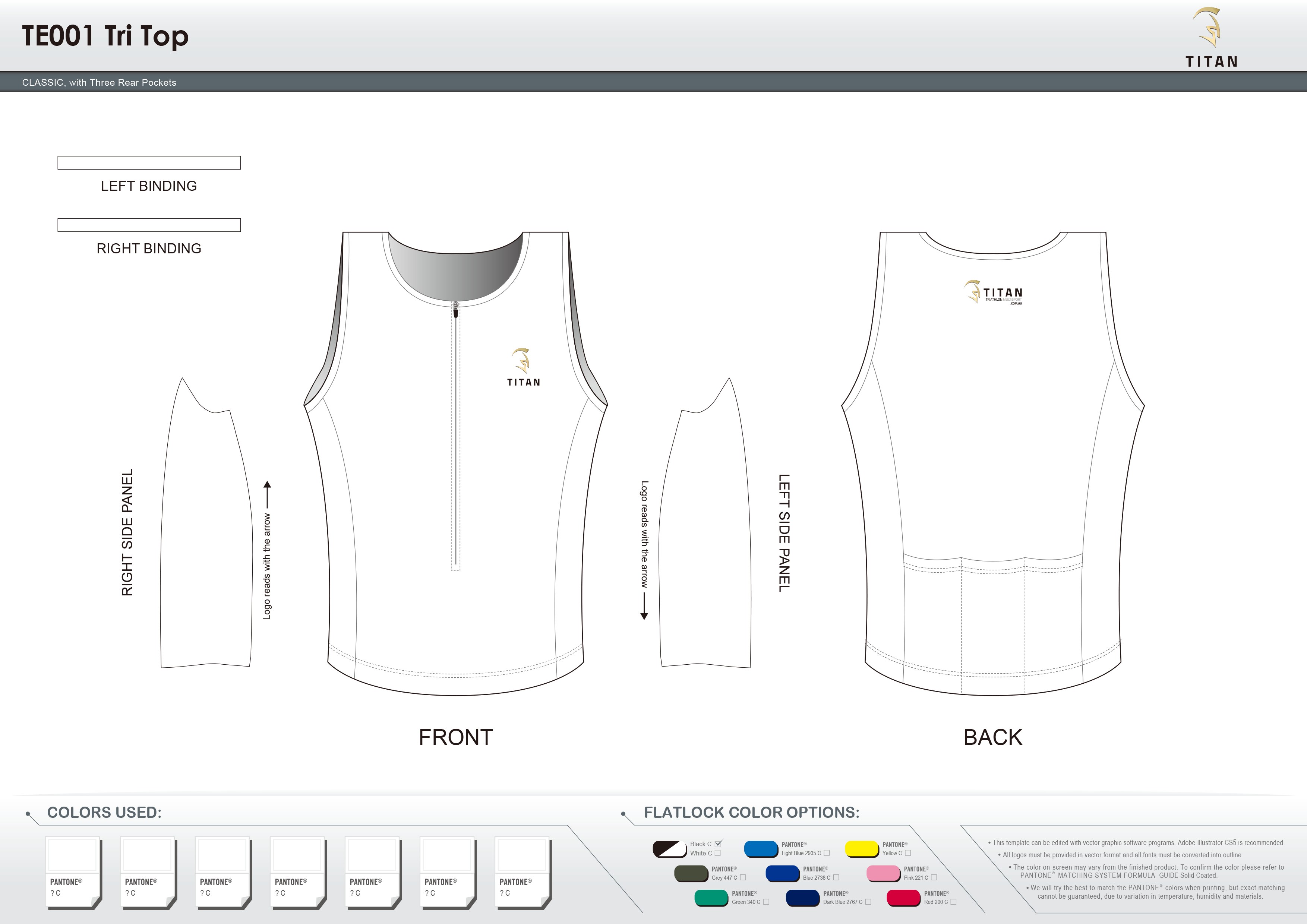 TE001 Tri Singlet
