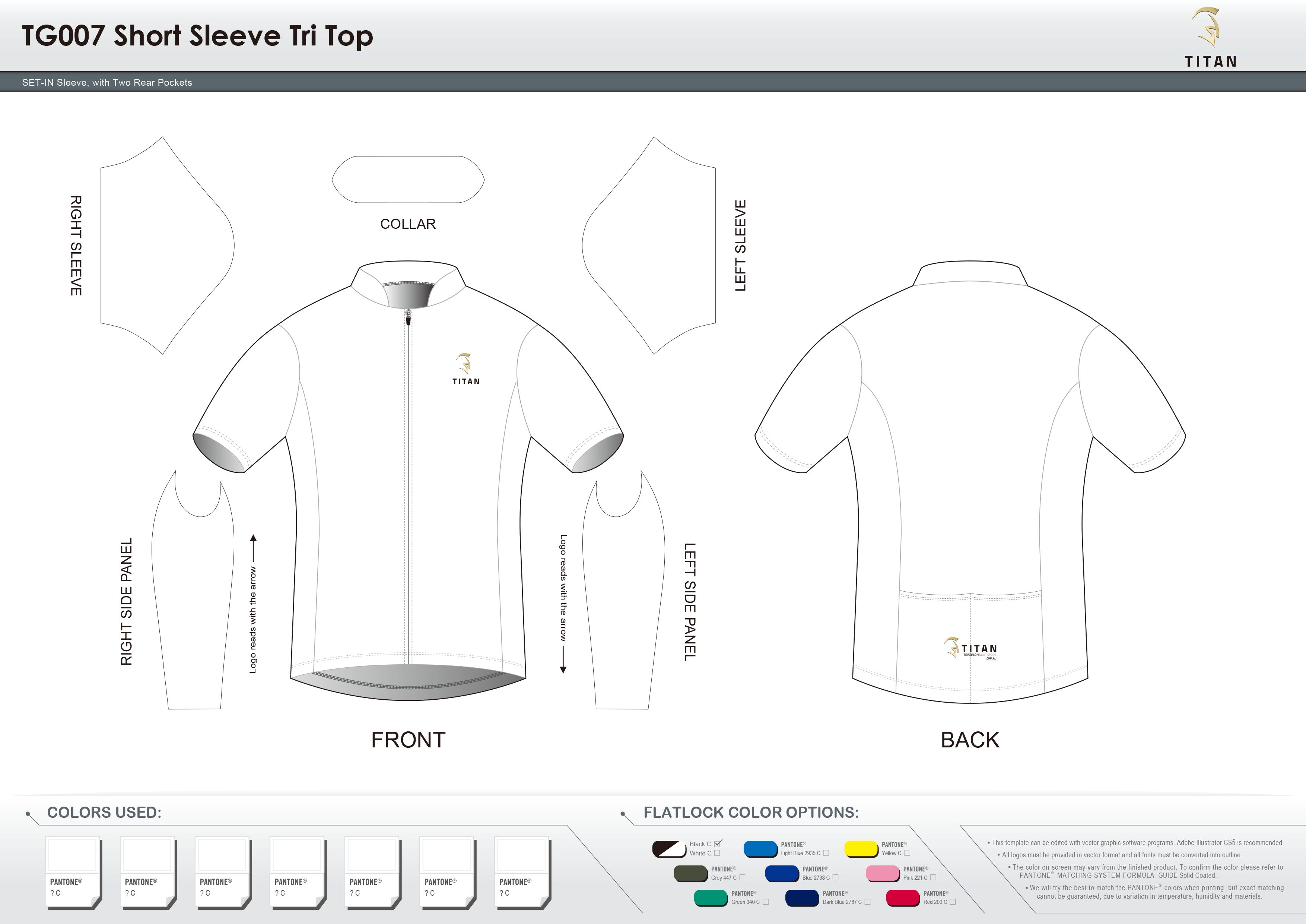 TG007 Short Sleeve Tri Top