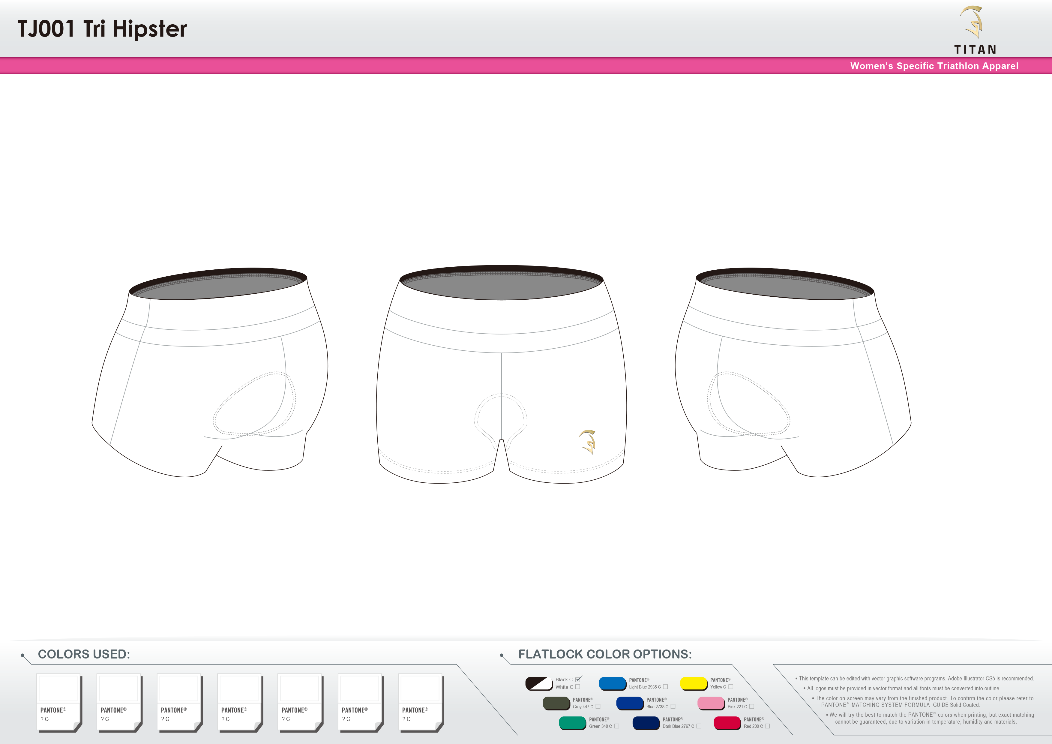 TJ001 Women's Tri Hipster