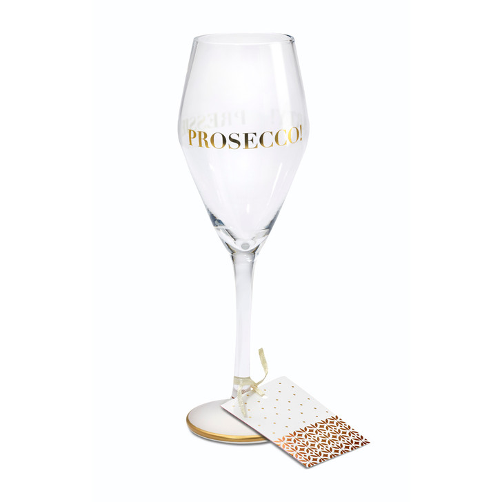 Here's To You Megan Claire Prosecco Party Wine Glass