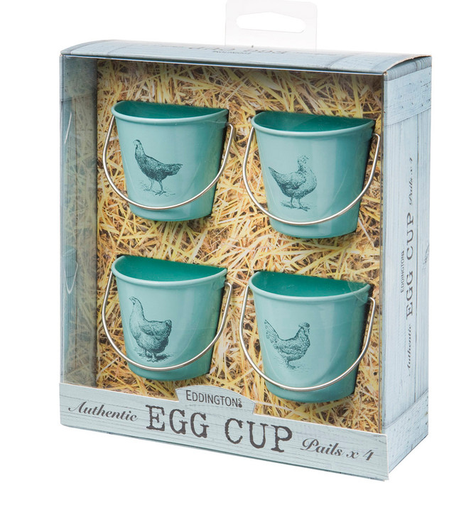 Eddingtons Vintage Hens Egg Cup Pails Set of 4
