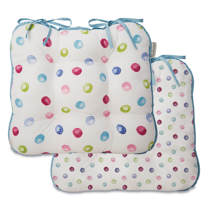 Cooksmart Spotty Dotty Set of 2 Seat Pads