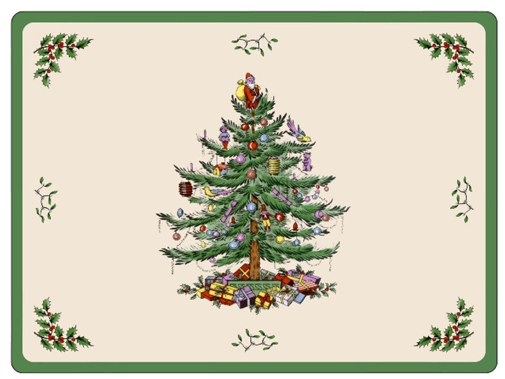 Spode Christmas Tree Placemats Set of 6